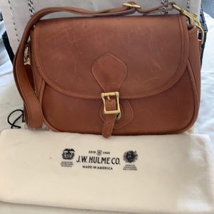J. W. Hulme Leather Legacy Saddle Handbag